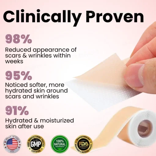 Dobshow® Premium Silicone Scar & Wrinkle Tape