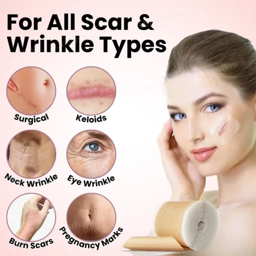 Dobshow® Premium Silicone Scar & Wrinkle Tape
