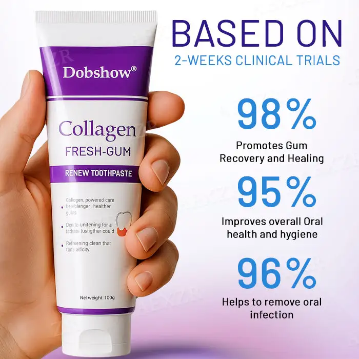 Dobshow® Collagen Fresh-Gum Renew Toothpaste