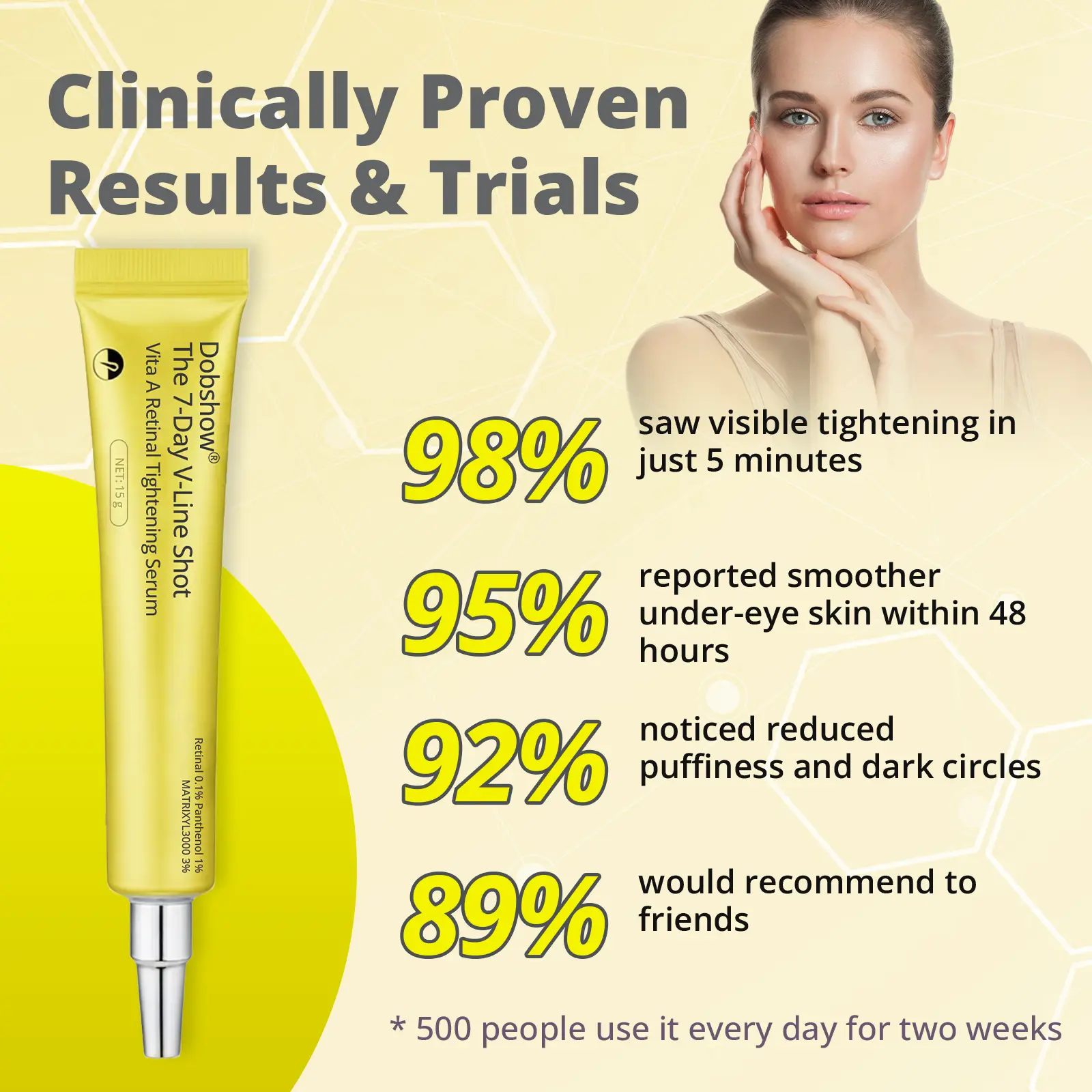 Dobshow® The 7-Day V-Line Shot: Vita A Retinal Tightening Serum