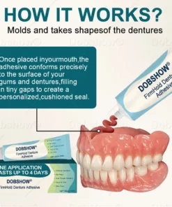 Dobshow® FirmHold Denture Adhesive