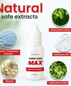 Dobshow® Fungi-Cure Max Triple-Action Formula: Penetrates Deep to the Nail Root, Eradicates Fungus & Restores Healthy Growth