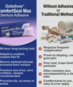 Dobshow® ComfortSeal Max Denture Adhesive