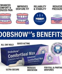 Dobshow® ComfortSeal Max Denture Adhesive