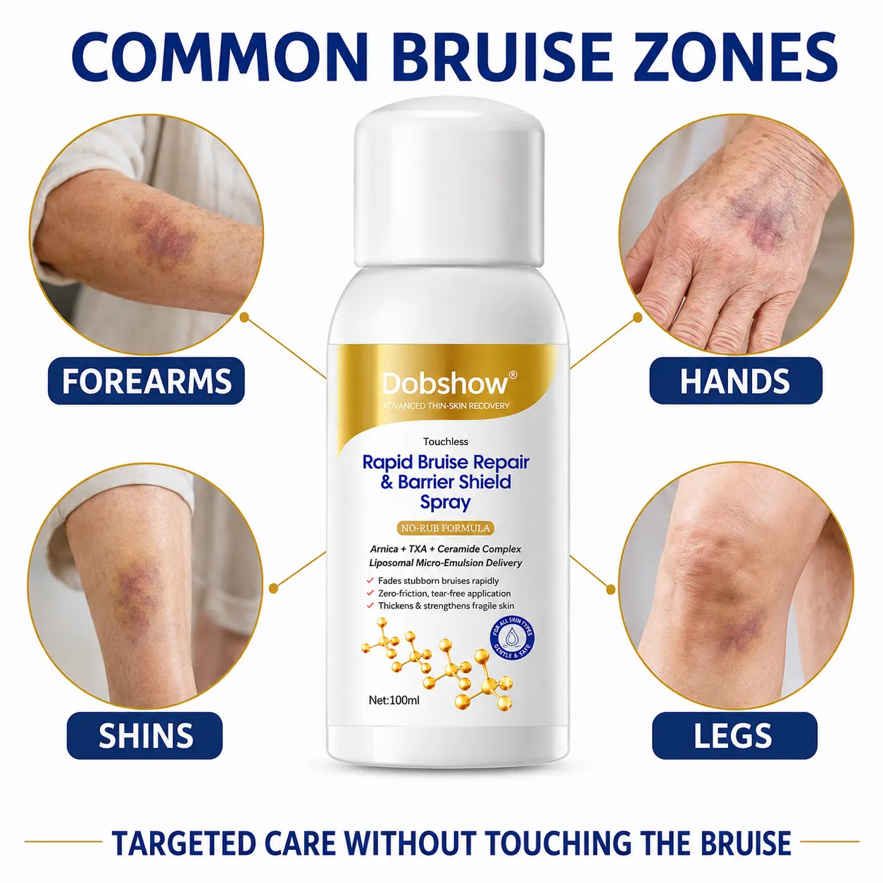 Dobshow® Touchless Rapid Bruise Repair & Barrier Shield Spray