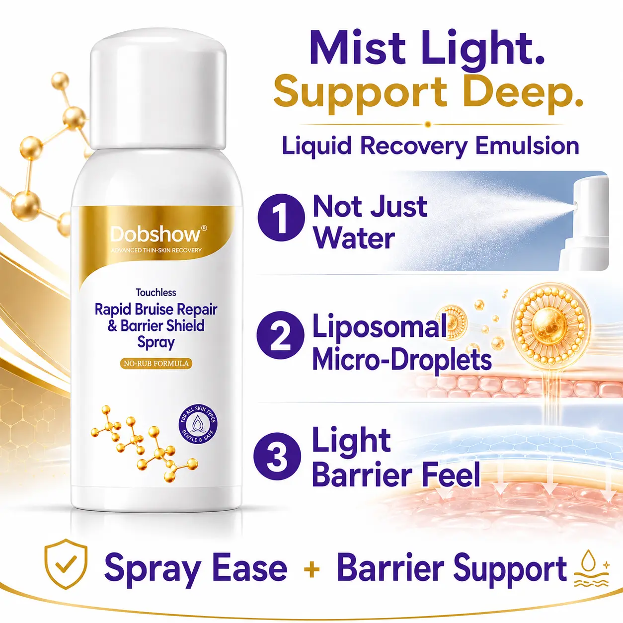 Dobshow® Touchless Rapid Bruise Repair & Barrier Shield Spray