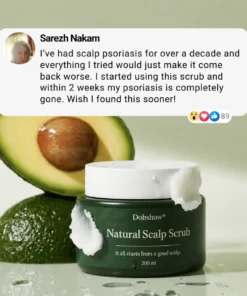 Dobshow® Avocado & Orange Nourishing Anti-Dandruff Scalp Scrub