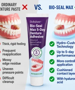 Dobshow® Bio-Seal Max 5-Day Denture Adhesive