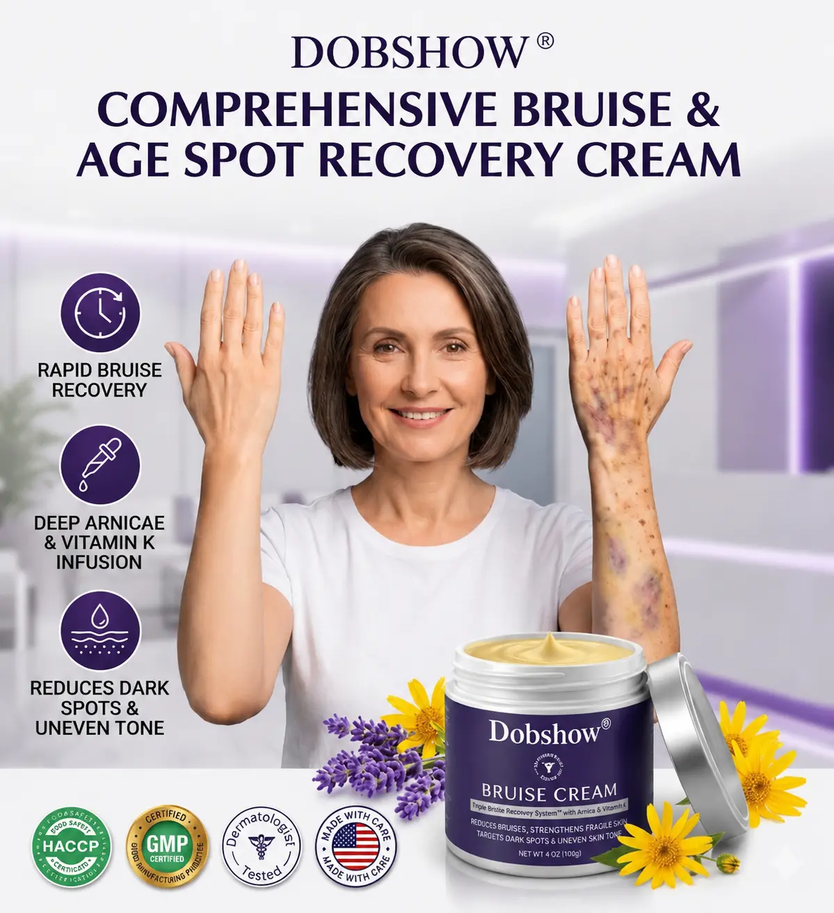 Dobshow® All-New Upgraded Dark Spot Correcting, Bruise Healing & Skin Strengthening Cream