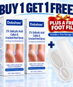 Dobshow® Medical-Grade 2% Salicylic Acid Callus & Cracked Heel Repair Spray