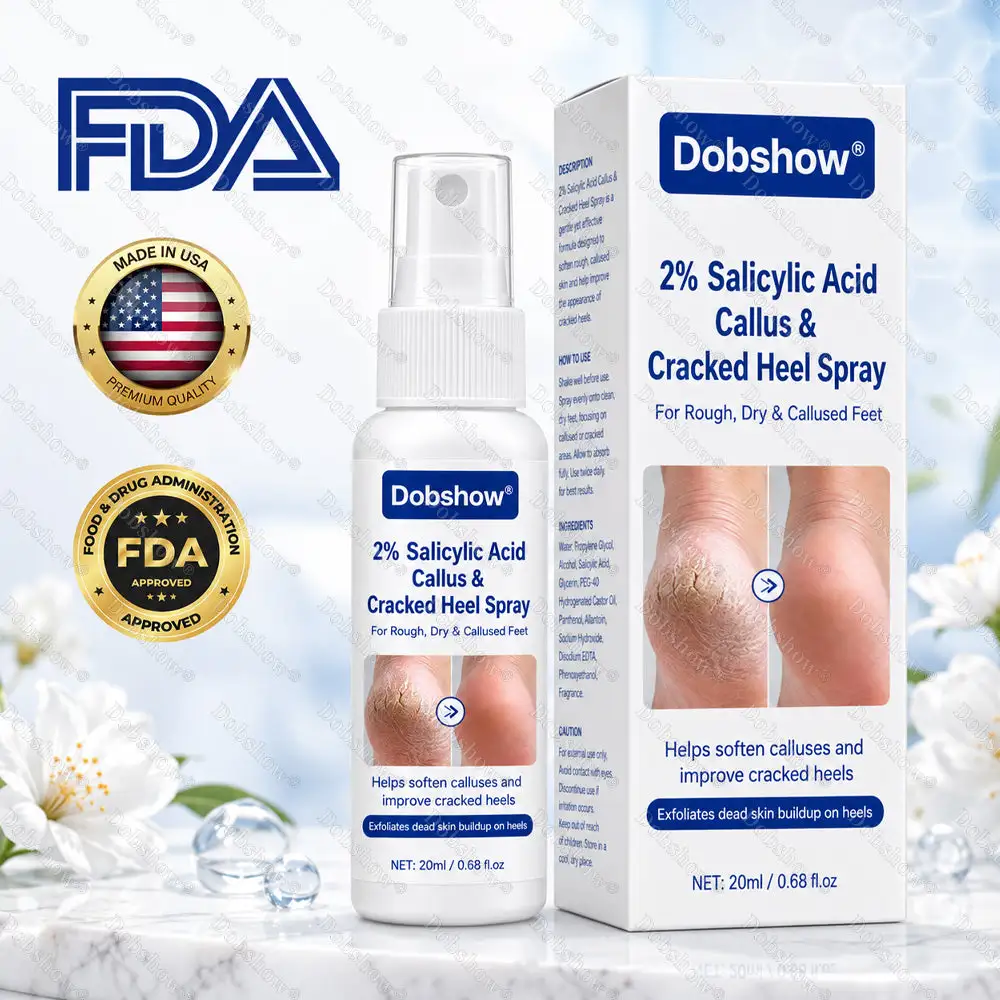 Dobshow® Medical-Grade 2% Salicylic Acid Callus & Cracked Heel Repair Spray