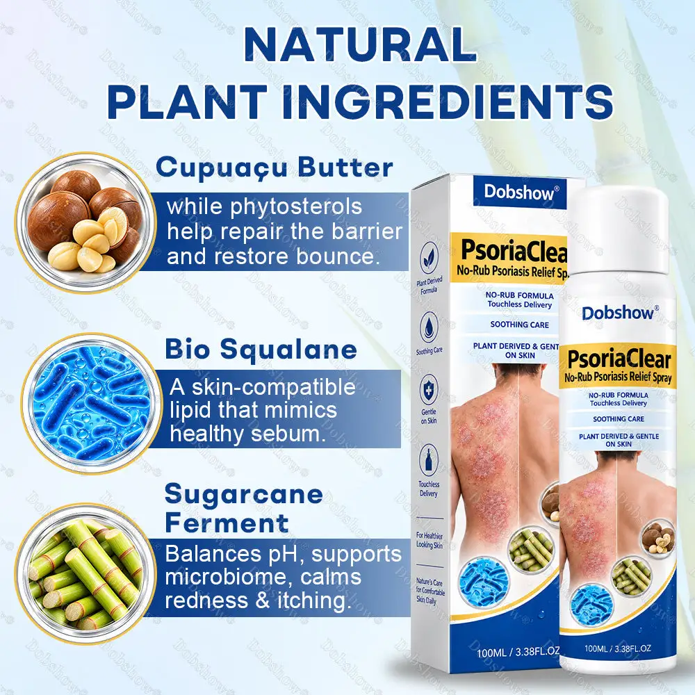 Dobshow® PsoriaClear No-Rub Psoriasis Relief Spray