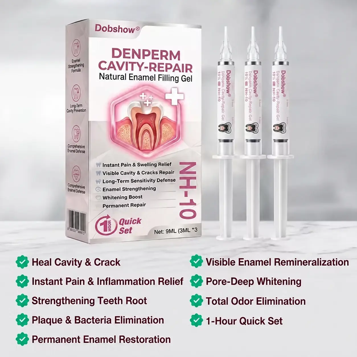 Dobshow® DenPerm Cavity-Repair Advanced Enamel Filling Gel